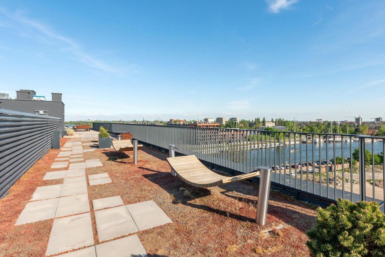Chlebova - Riverside View Terrace, Free Parking, Gym & Kidsplay By Downtown Apartments 그단스크 외부 사진