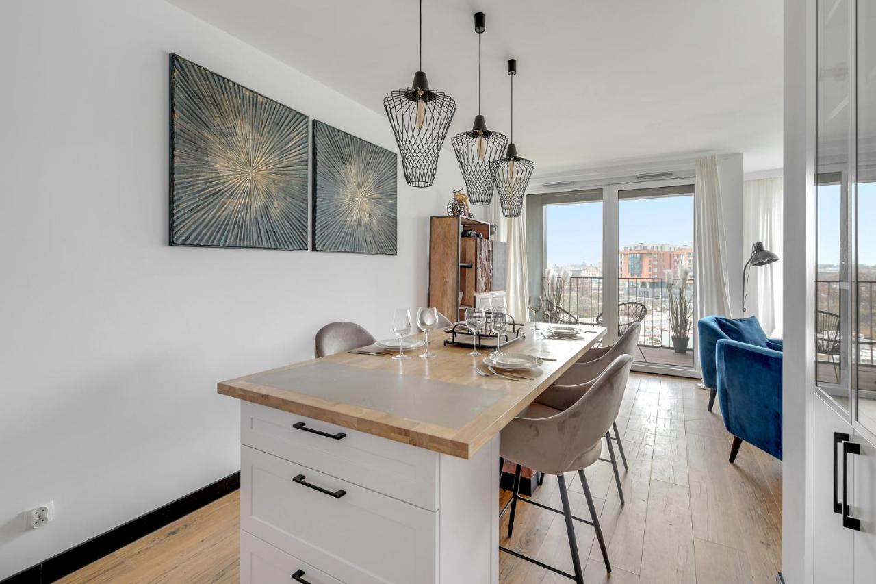 Chlebova - Riverside View Terrace, Free Parking, Gym & Kidsplay By Downtown Apartments 그단스크 외부 사진