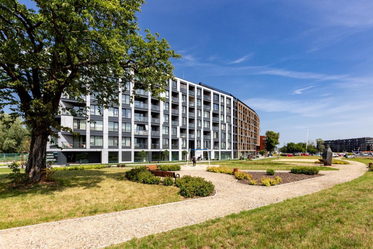 Chlebova - Riverside View Terrace, Free Parking, Gym & Kidsplay By Downtown Apartments 그단스크 외부 사진