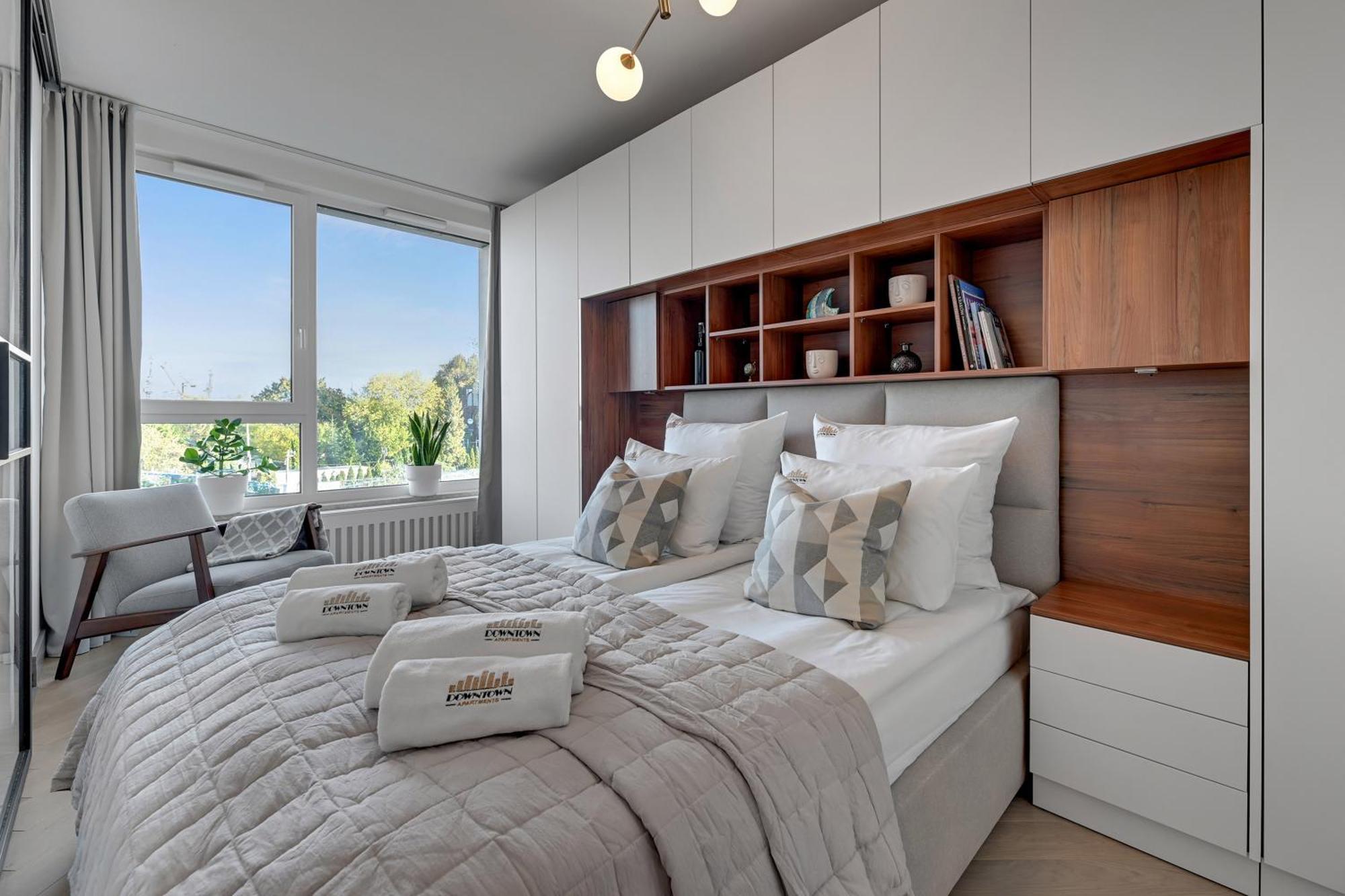 Chlebova - Riverside View Terrace, Free Parking, Gym & Kidsplay By Downtown Apartments 그단스크 외부 사진