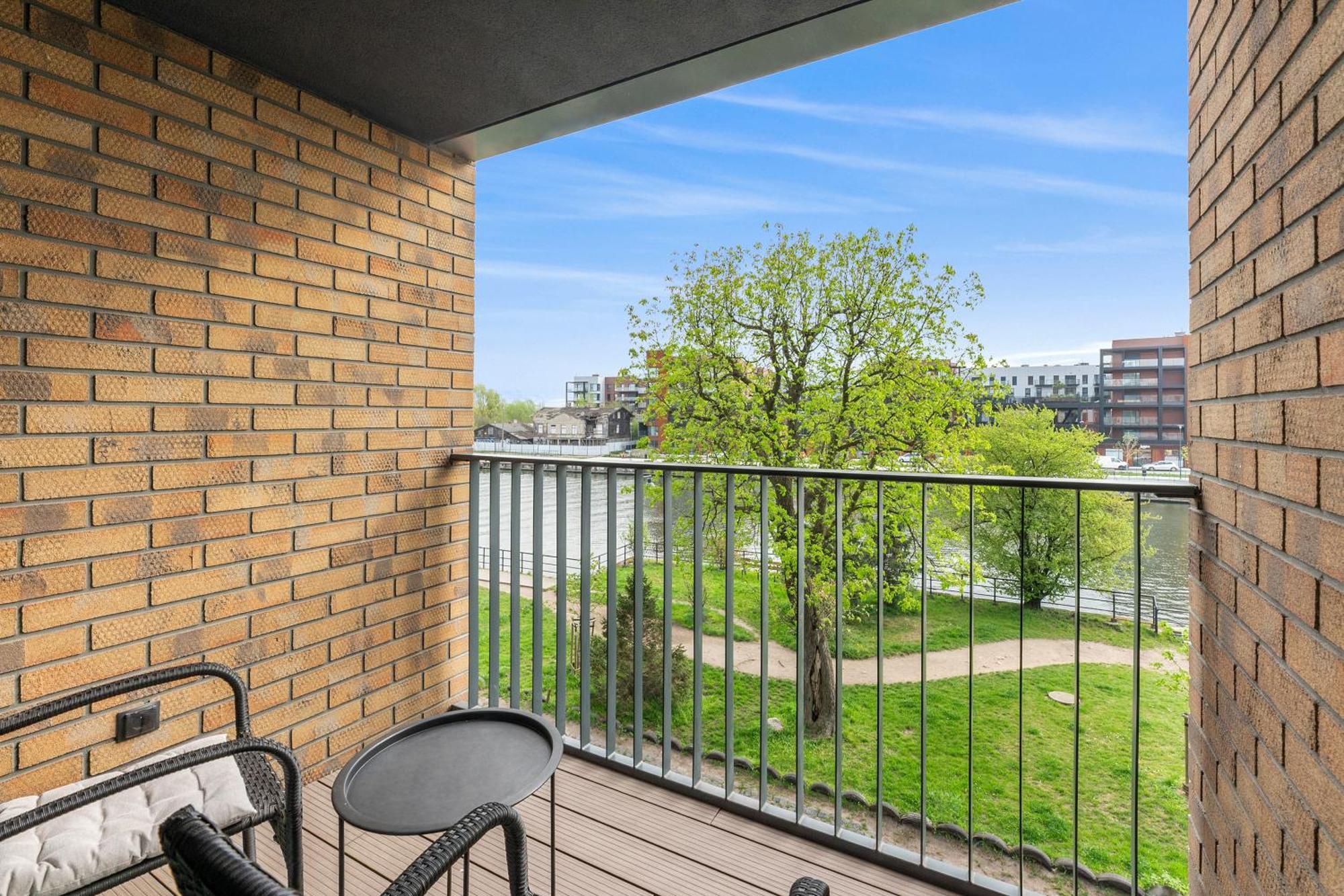 Chlebova - Riverside View Terrace, Free Parking, Gym & Kidsplay By Downtown Apartments 그단스크 외부 사진